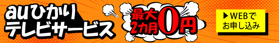 WEBでお申し込みなら最大2カ月0円